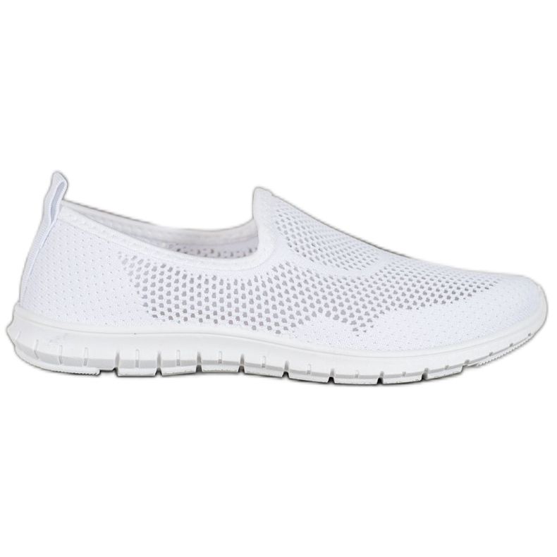Bona Openwork Slipons white