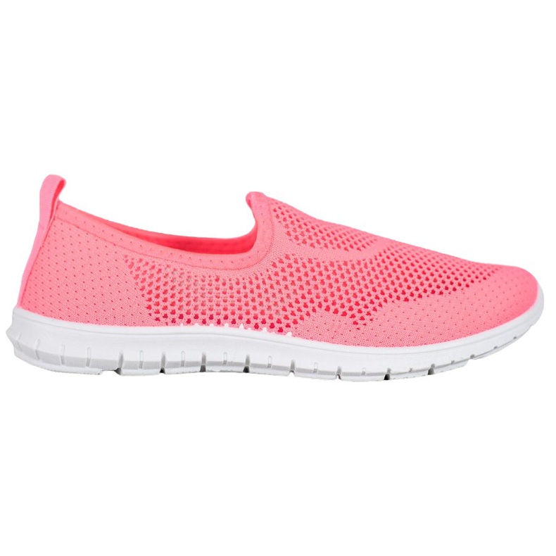 Bona Openwork Slipons pink