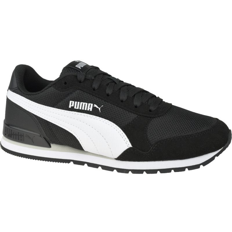 Puma St Runner v2 Mesh Jr 367135 06 white black KeeShoes