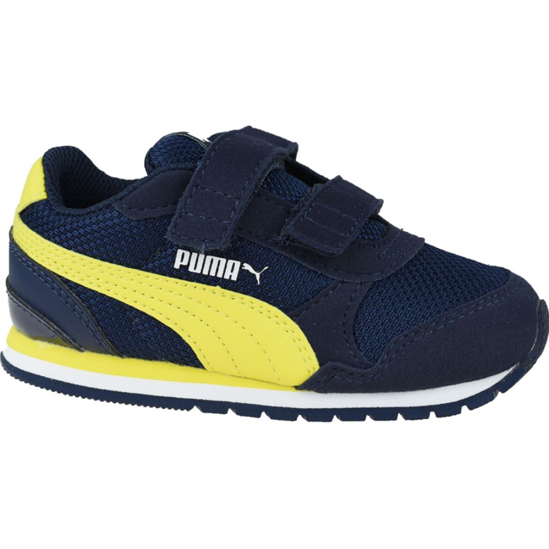 Puma St Runner V 2 Infants Jr 367137-09 navy blue yellow