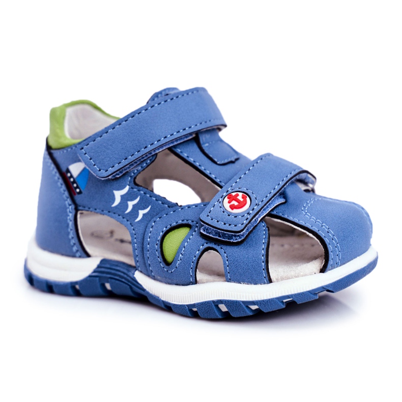 Apawwa Children's Sandals with Velcro Blue Nubira Apawwa Children's Sandals with Velcro Blue Nubira