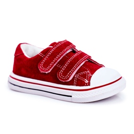 Apawwa Children's Sneakers Red Stavia Velcro Apawwa Children's Sneakers Red Stavia Velcro