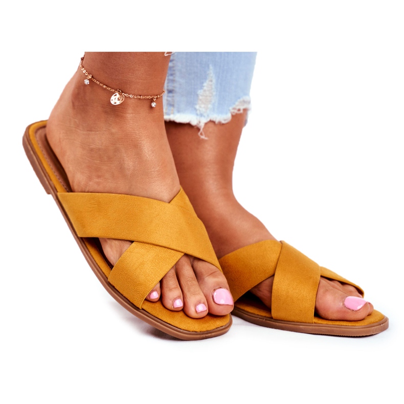 Women's Slippers, Stripes, Yellow Philippines Women's Slippers, Stripes, Yellow Philippines