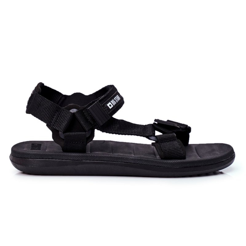 black sport sandals