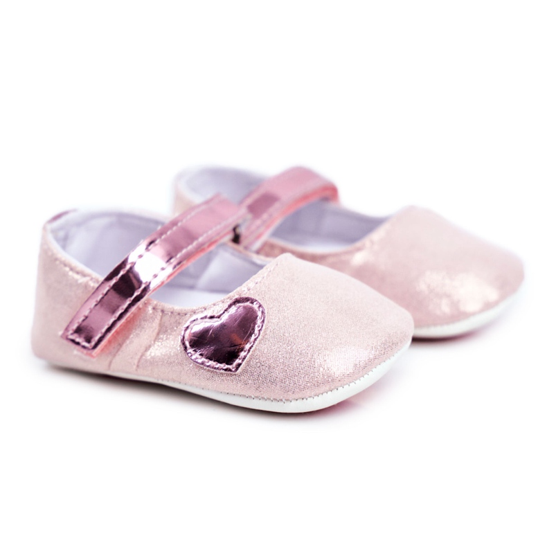 Apawwa Children's Sneakers Velcro Baptism Pink Bellawa