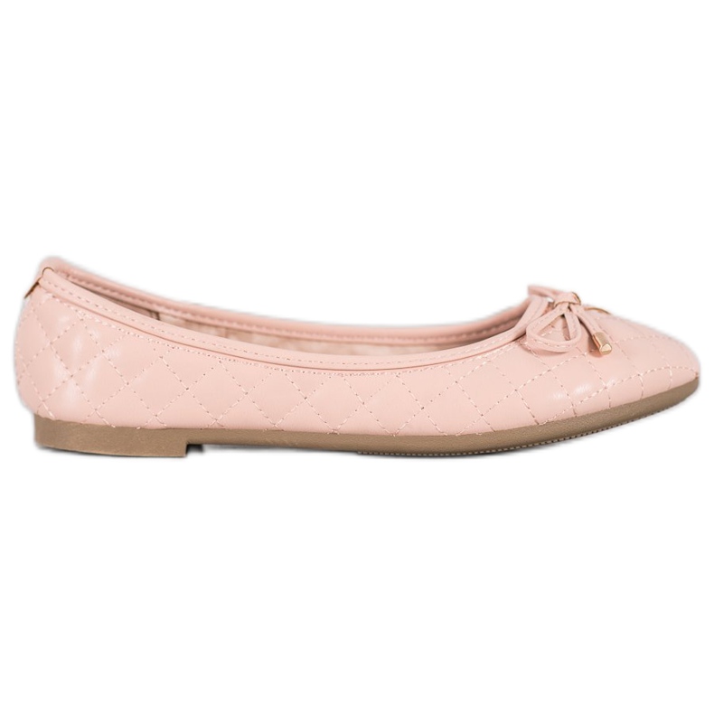 Diamantique Quilted ballerinas multicolored pink Diamantique Quilted ballerinas multicolored pink
