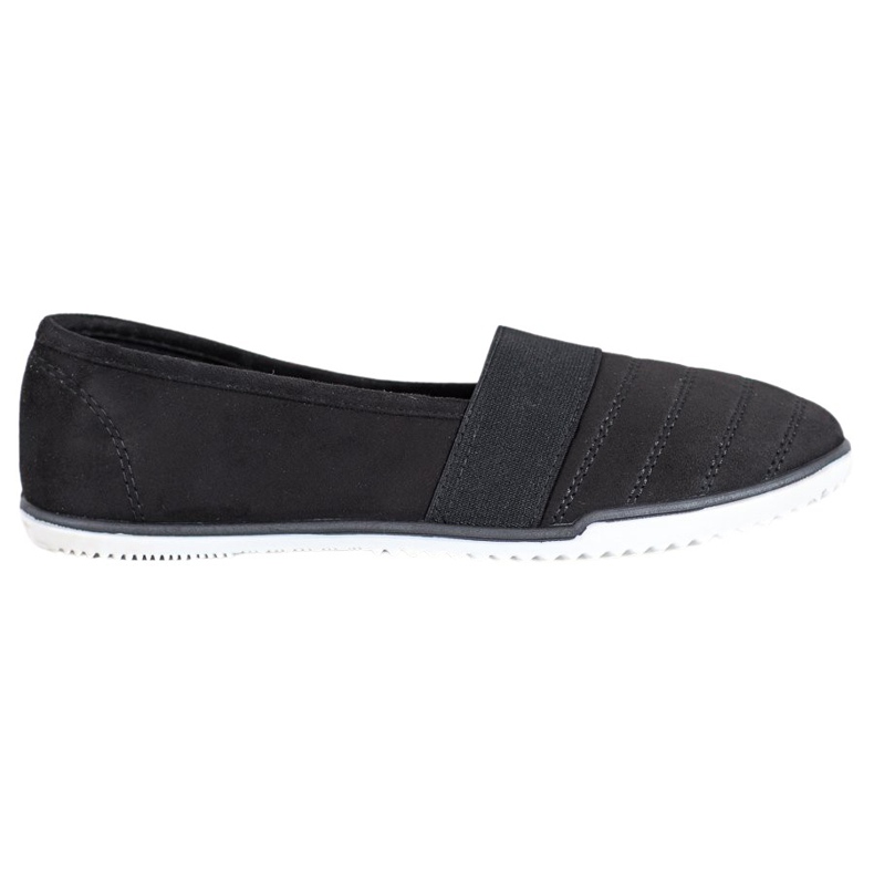 Bona Suede Slip On Shoes black