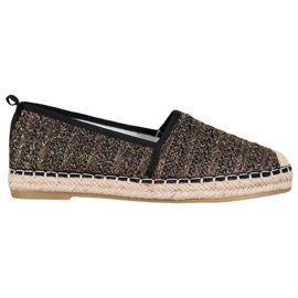Seastar Textile Espadrilles beige black Seastar Textile Espadrilles beige black