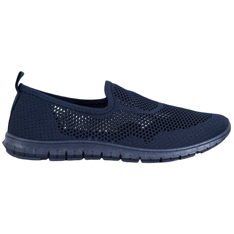 Bona Openwork Slipons navy blue blue