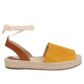 Women's honey espadrilles LL908 Yellow