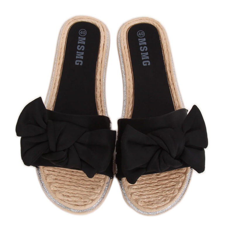 Black women's black slippers WS9020 Black Black women's black slippers WS9020 Black
