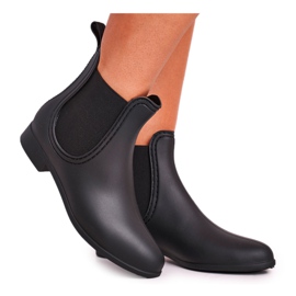 Black Women's Matt Galoshes Shoe-boots Answear
