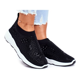 Women's Sport Shoes Light Black Santol Rhinestones Women's Sport Shoes Light Black Santol Rhinestones