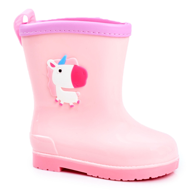 Children's rubber rain boots Pink Unicorn