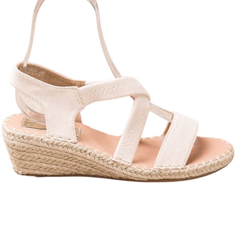Renda Suede Espadrilles Sandals brown