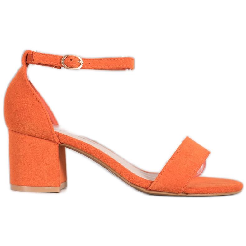 Nio Nio Comfortable Sandals On A Bar orange