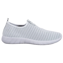 Melisa Textile Slip On Shoes grey