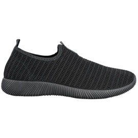 Melisa Textile Slip On Shoes black