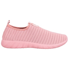 Melisa Textile Slip On Shoes pink