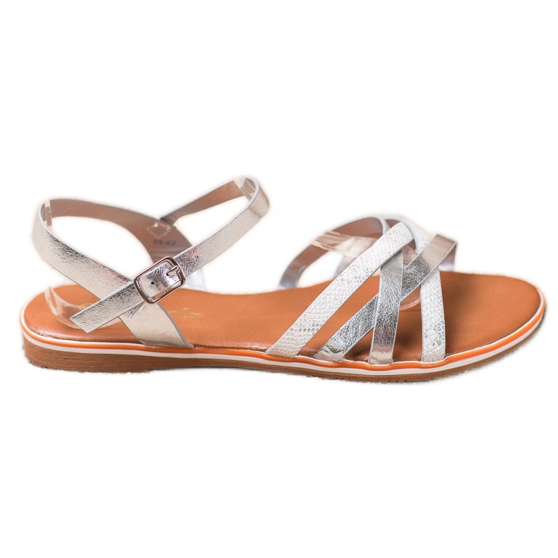 Nio Nio Classic Silver Sandals grey Nio Nio Classic Silver Sandals grey