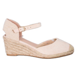 Small Swan Wedge Espadrilles beige Small Swan Wedge Espadrilles beige