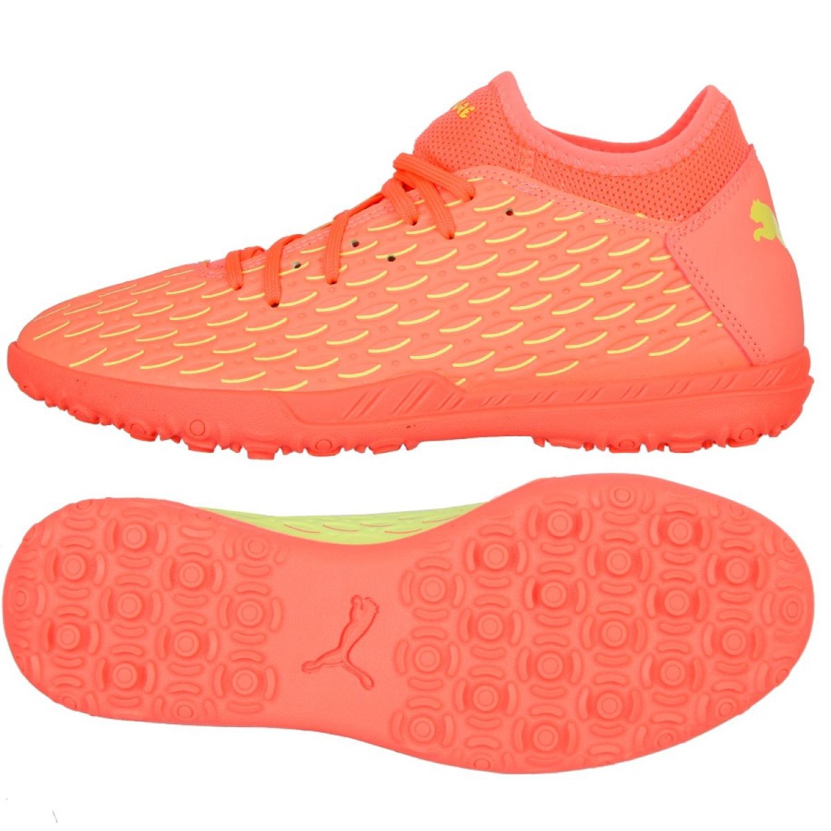 multi coloured puma trainers