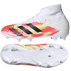 Adidas Predator Dracon 20.1 Fg Jr EG1608 football boots multicolored white Adidas Predator Dracon 20.1 Fg Jr EG1608 football boots multicolored white