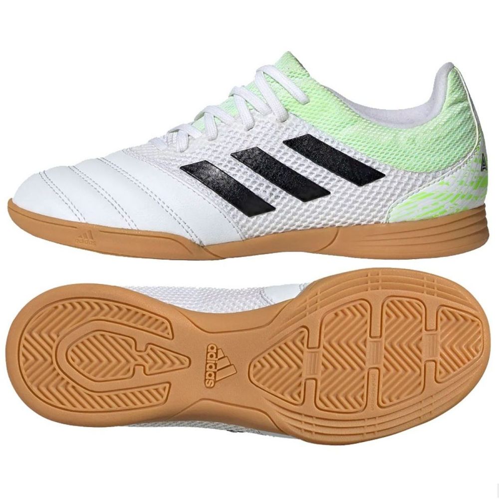 Indoor shoes adidas Copa 20.3 In Sala Jr EF1916 white multicolored -  KeeShoes