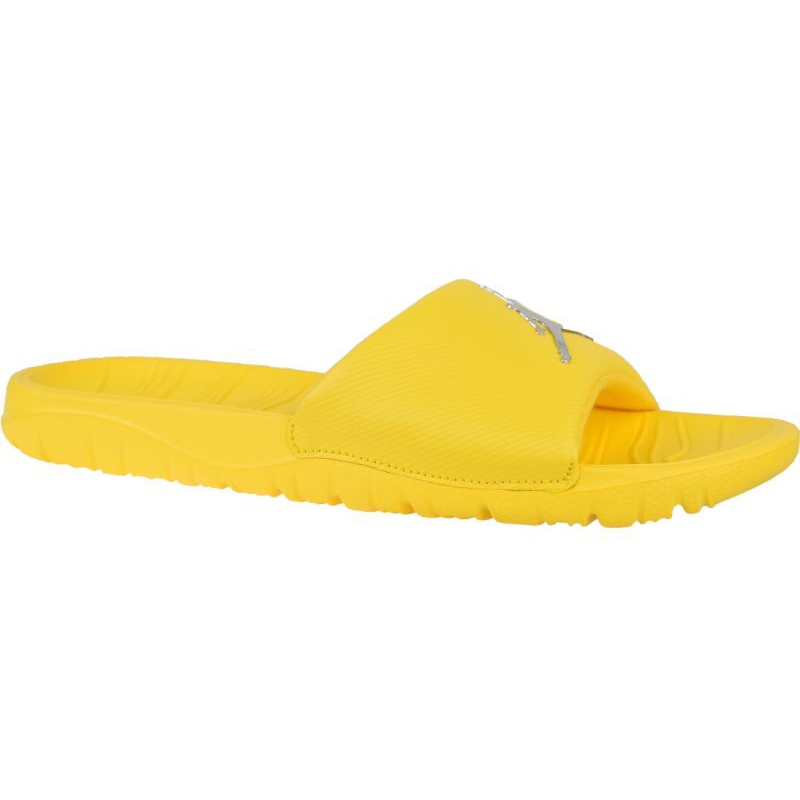 nike flip flops yellow