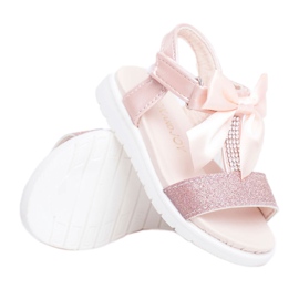 FRROCK Children's Sandals With Velcro For Girls Champagne Bella multicolored pink FRROCK Children's Sandals With Velcro For Girls Champagne Bella multicolored pink