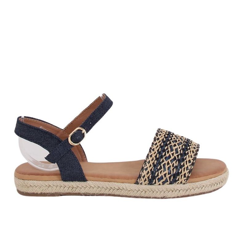 Women's sandals espadrilles navy blue WH933 Denim Blue Women's sandals espadrilles navy blue WH933 Denim Blue