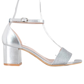 Nio Nio Stylish Sandals On A Bar grey Nio Nio Stylish Sandals On A Bar grey