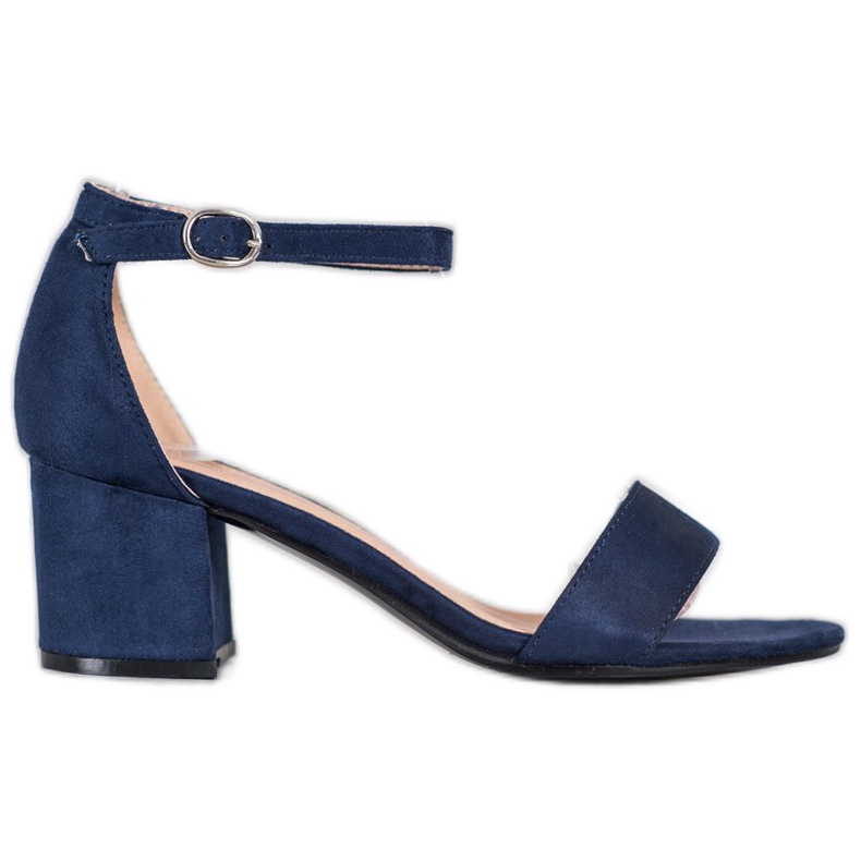Diamantique Casual Sandals On A Bar blue