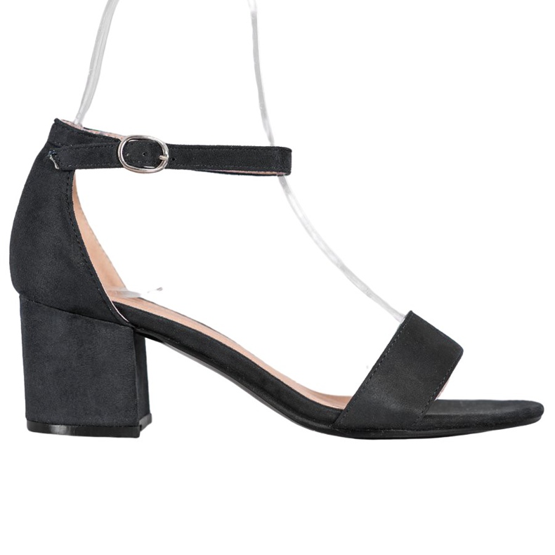 Diamantique Casual Sandals On A Bar black