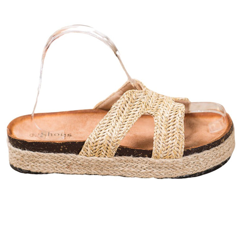 SHELOVET Comfortable Casual Slippers brown