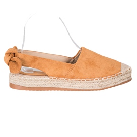 Nio Nio Espadrilles With A Discovered Heel brown