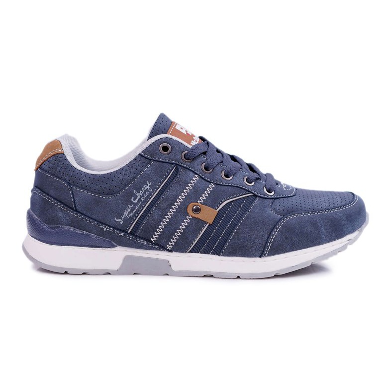 EVE Men's Sport Shoes Casual Navy Blue Super EVE Men's Sport Shoes Casual Navy Blue Super
