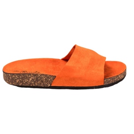Renda Orange Slippers