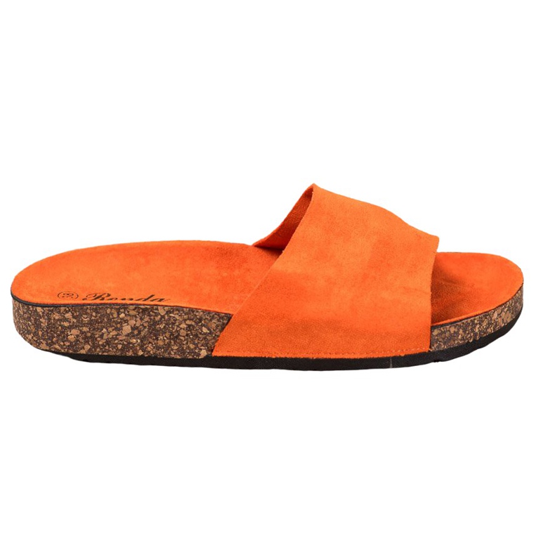 Renda Orange Slippers