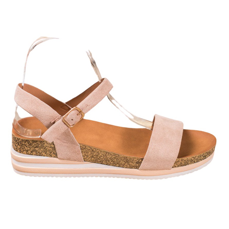 Renda Casual Suede Sandals brown