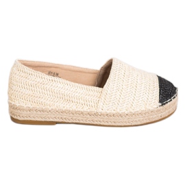 SHELOVET Fashionable Espadrilles On The Platform beige SHELOVET Fashionable Espadrilles On The Platform beige