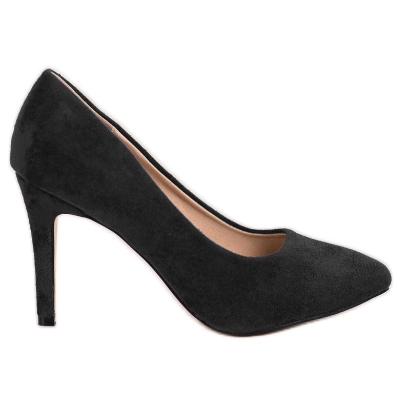 Evento Suede heels black