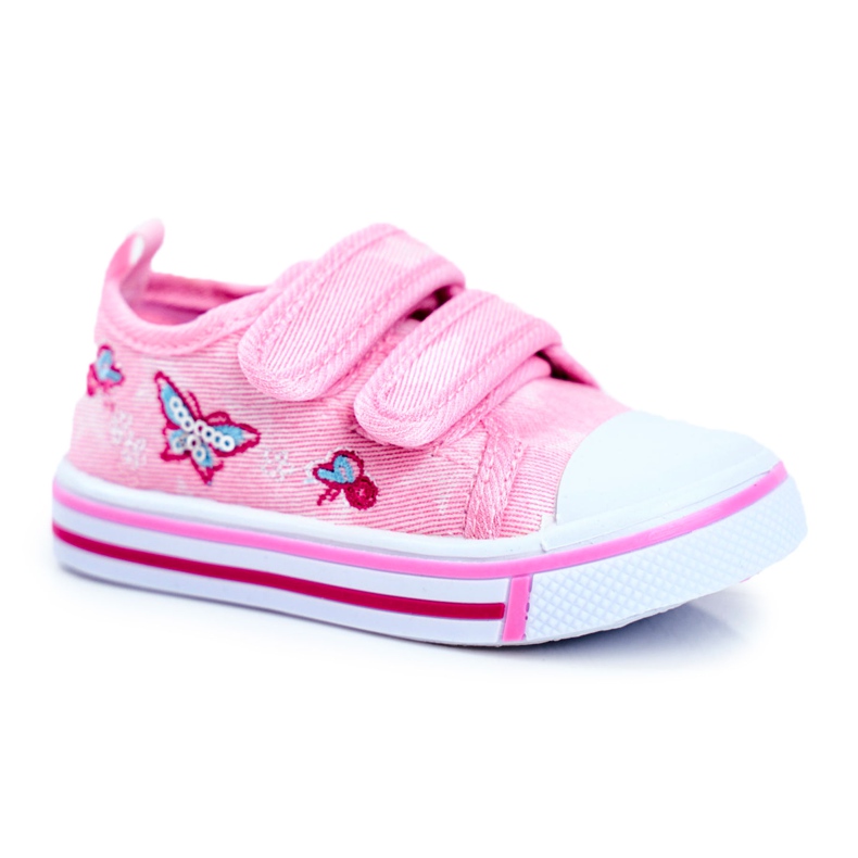 Le Scarpe Children's Sneakers Pink Junalo Velcro
