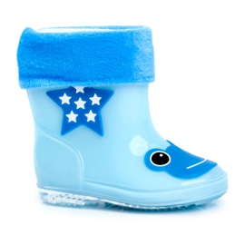 Children's Blue Frog rubber galoshes