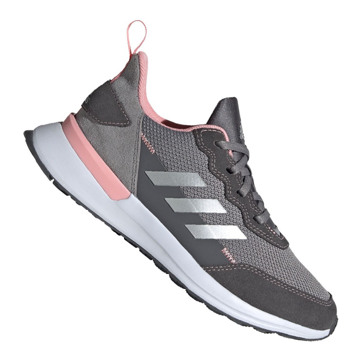 Running shoes adidas RapidaRun Elite Jr EG6913 grey KeeShoes