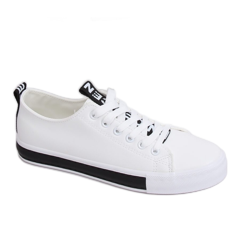 White women's sneakers LA70P Black