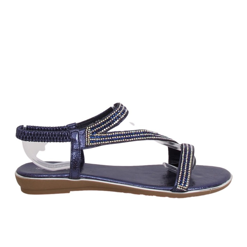 KM-33 Blue asymmetrical navy blue sandals KM-33 Blue asymmetrical navy blue sandals
