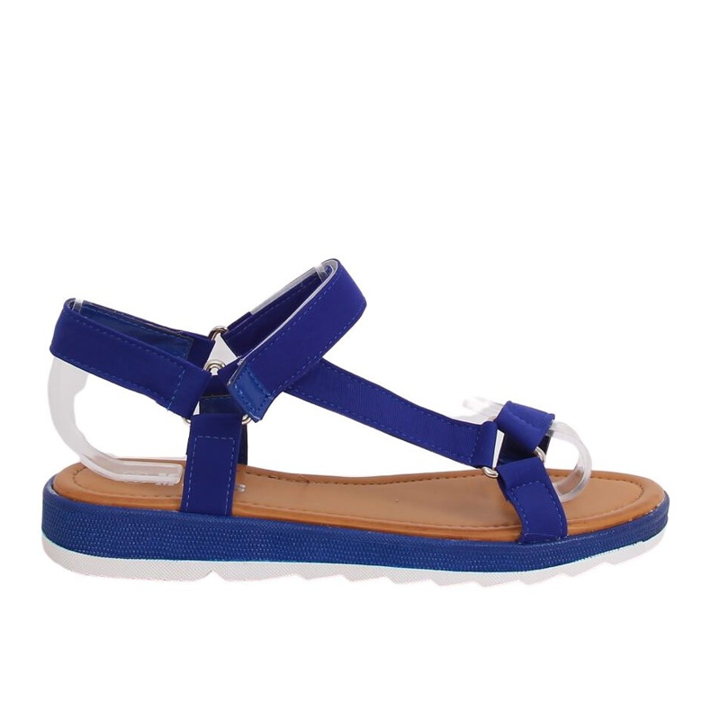 Women's navy blue sandals WS9027 DK.BLUE