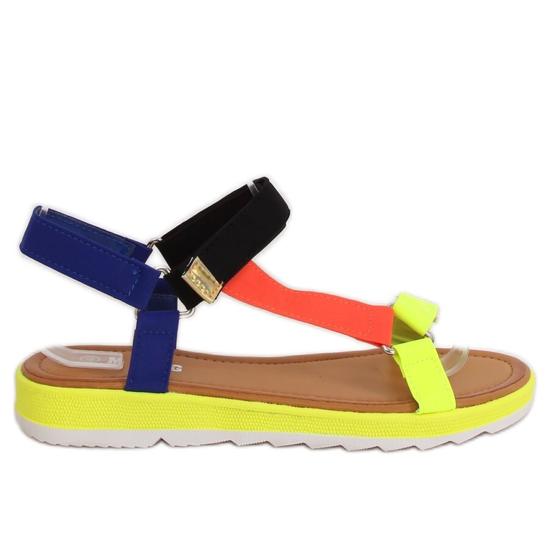 Multicolor women's sandals WS9027 Color multicolored