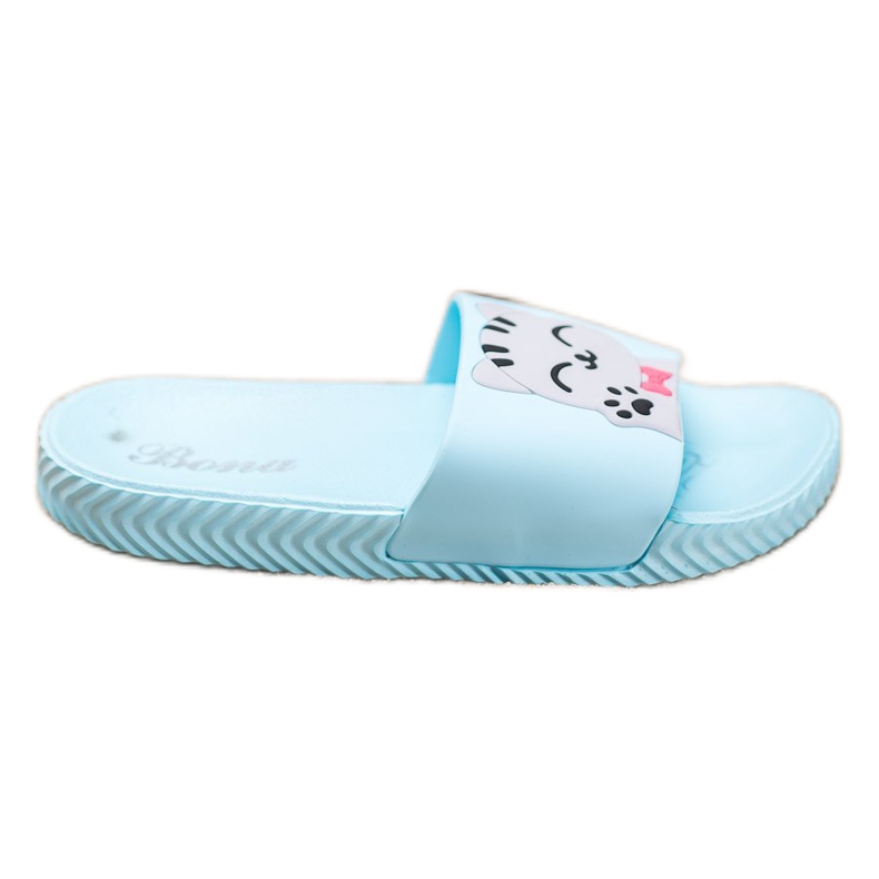 Bona Blue Slippers With Application